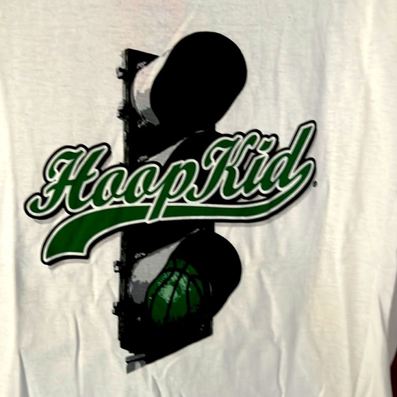 Hoop Kid S/S Youth Basketball Theme Tee - Picture 2 of 4